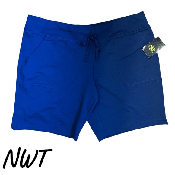 Athletic Works Pants - NWT Athletic Works  Blue Women's Bermudas SHORTS  16/18         #9